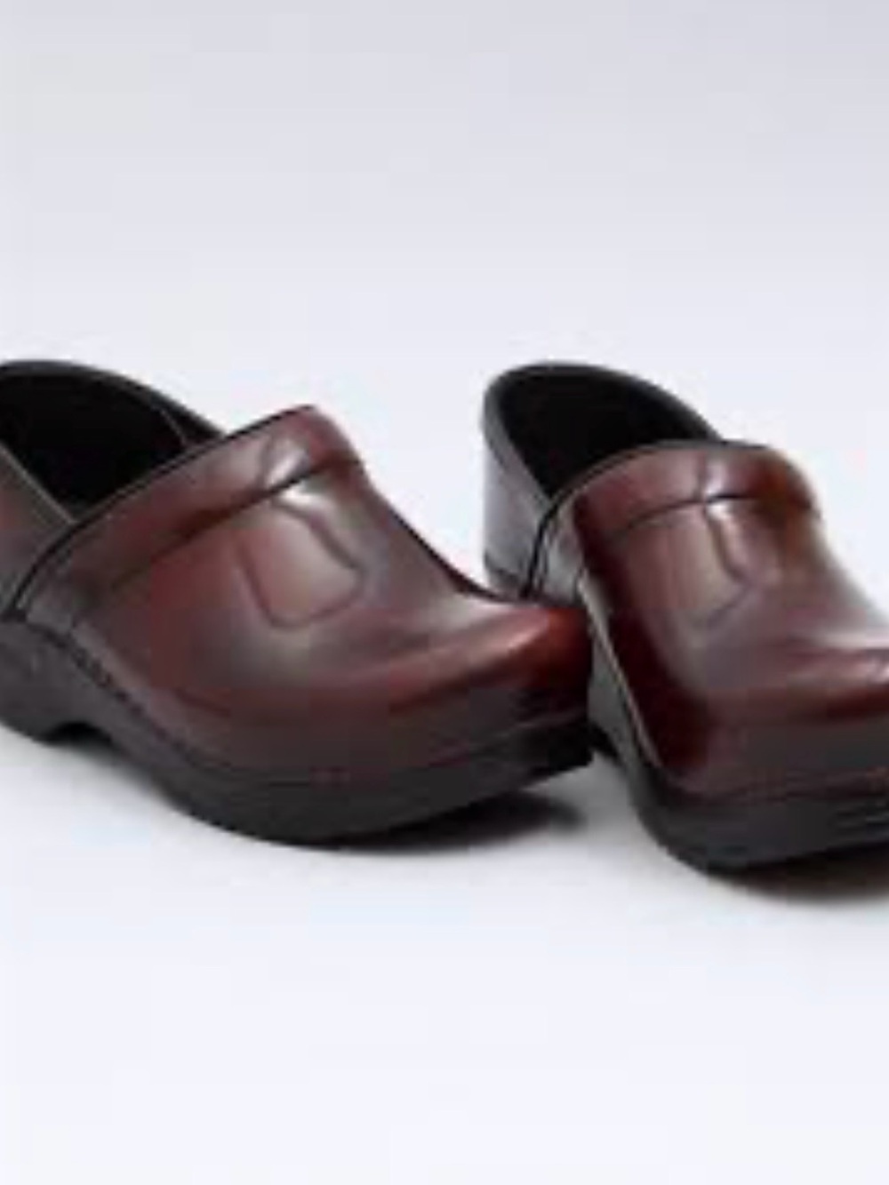 Dansko - Men's Slip-On Work Clog in Burgundy Cordovan Leather